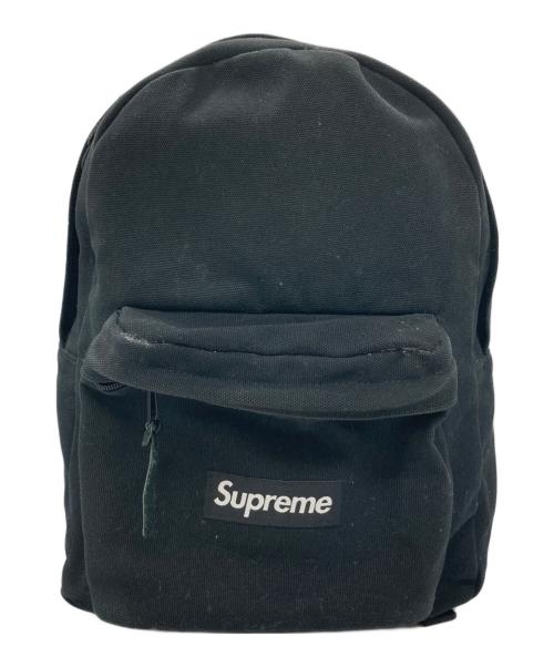 SUPREME（シュプリーム）SUPREME (シュプリーム) Canvas Backpack ブラックの古着・服飾アイテム