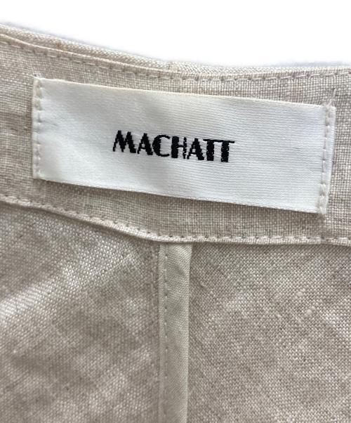 machatt（マチャット）machatt (マチャット) リネンロングカーディガン ベージュ サイズ:FREEの古着・服飾アイテム