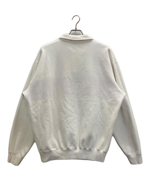 POLO SPORT（ポロスポーツ）POLO SPORT (ポロスポーツ) ハーフジップスウェット ホワイト サイズ:Ｌの古着・服飾アイテム