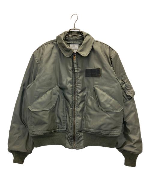 US ARMY（ユーエスアーミー）US ARMY (ユーエスアーミー) フライトジャケット オリーブ サイズ:Ｌの古着・服飾アイテム