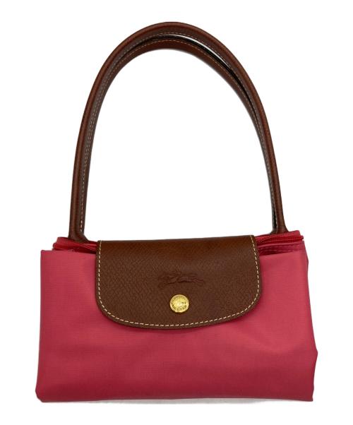 LONGCHAMP（ロンシャン）LONGCHAMP (ロンシャン) 舟型トートバッグ ピンクの古着・服飾アイテム