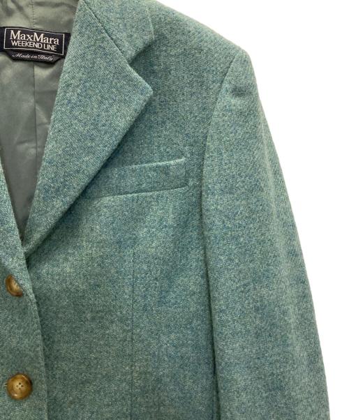 Max Mara WEEK END LINE（マックスマーラ ウイークエンドライン）MAX MARA WEEK END LINE (マックスマーラ ウイークエンドライン) テーラードジャケット グリーン サイズ:Ｍの古着・服飾アイテム