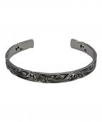 LION HEARTライオンハート）の古着「ハワイアンカットアウトバングル」｜シルバー