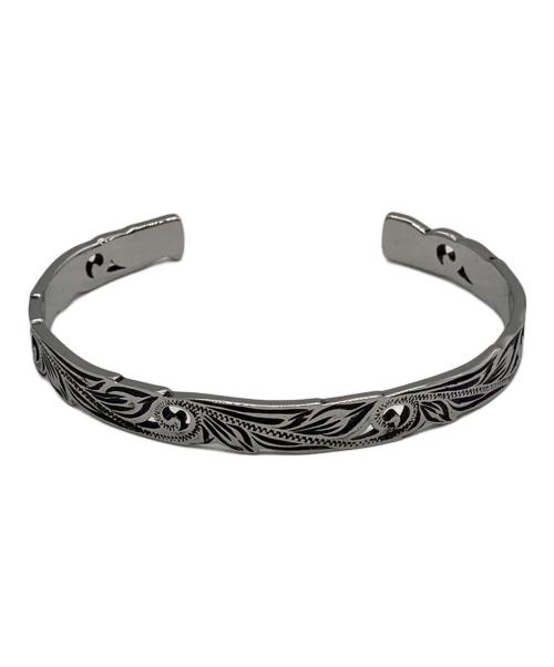 LION HEART（ライオンハート）LION HEART (ライオンハート) ハワイアンカットアウトバングル シルバーの古着・服飾アイテム