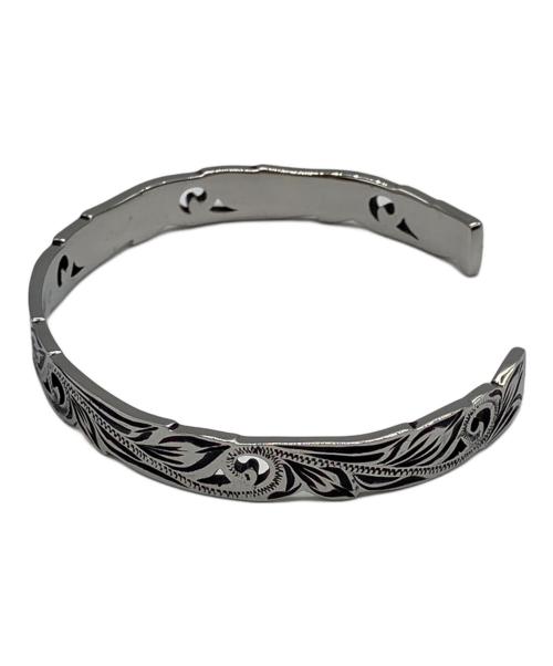 LION HEART（ライオンハート）LION HEART (ライオンハート) ハワイアンカットアウトバングル シルバーの古着・服飾アイテム