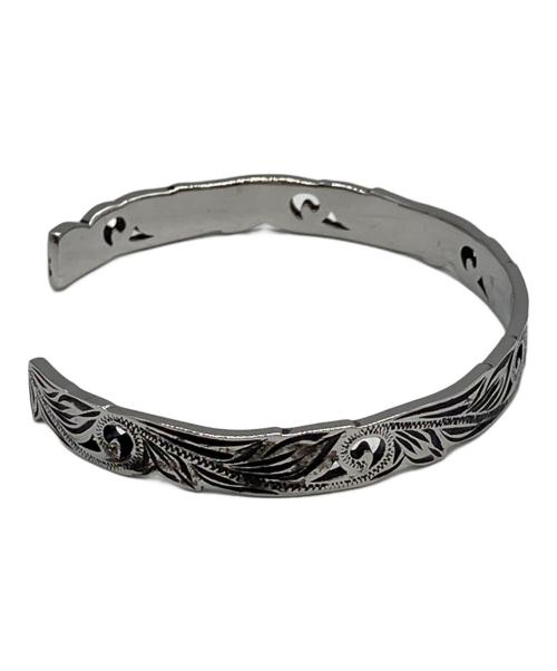 LION HEART（ライオンハート）LION HEART (ライオンハート) ハワイアンカットアウトバングル シルバーの古着・服飾アイテム