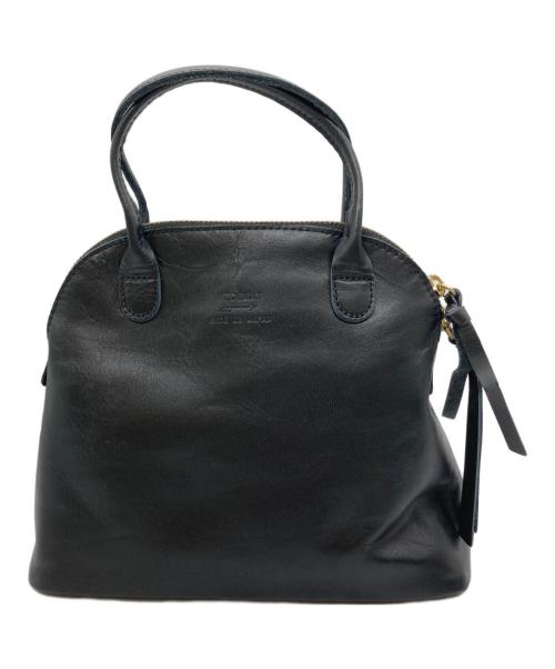 TIDE WAY（タイドウェイ）TIDE WAY (タイドウェイ) LIGHT LEATHER BOSTON ブラックの古着・服飾アイテム