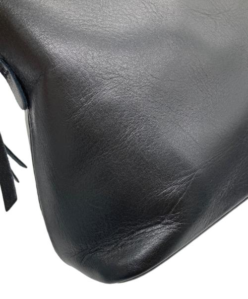 TIDE WAY（タイドウェイ）TIDE WAY (タイドウェイ) LIGHT LEATHER BOSTON ブラックの古着・服飾アイテム