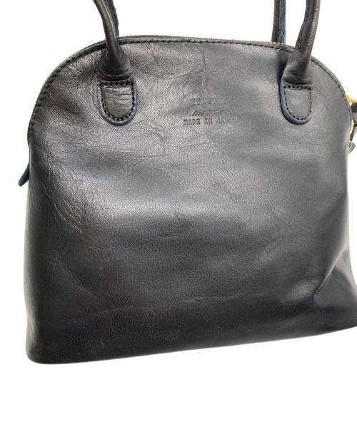 TIDE WAY（タイドウェイ）TIDE WAY (タイドウェイ) LIGHT LEATHER BOSTON ブラックの古着・服飾アイテム