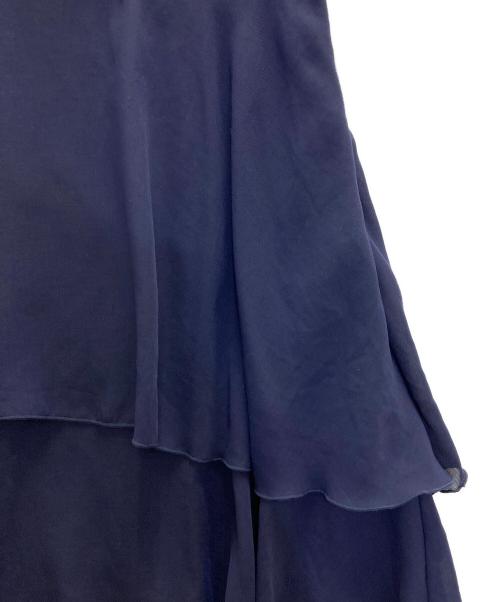 FRAY ID（フレイ アイディー）FRAY ID (フレイ アイディー) セミシアーティアードスカート ブルー サイズ:00の古着・服飾アイテム