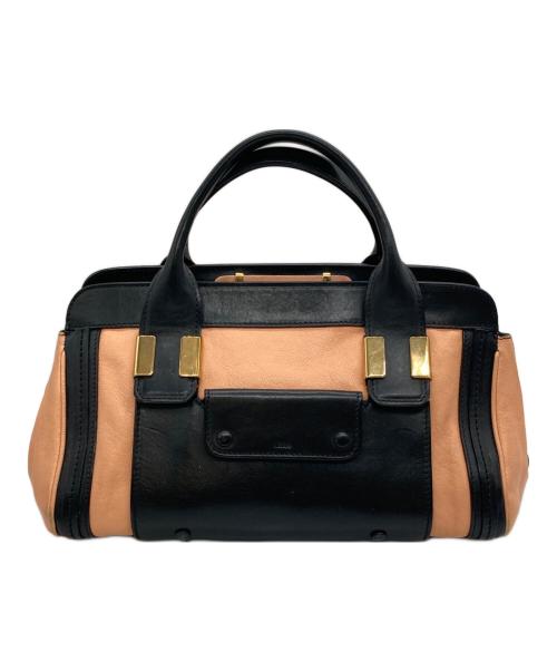 Chloe（クロエ）Chloe (クロエ) 2WAYショルダーバッグ ブラック×ピンクの古着・服飾アイテム