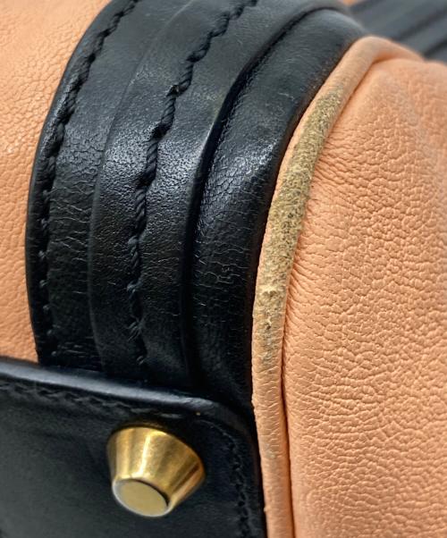 Chloe（クロエ）Chloe (クロエ) 2WAYショルダーバッグ ブラック×ピンクの古着・服飾アイテム