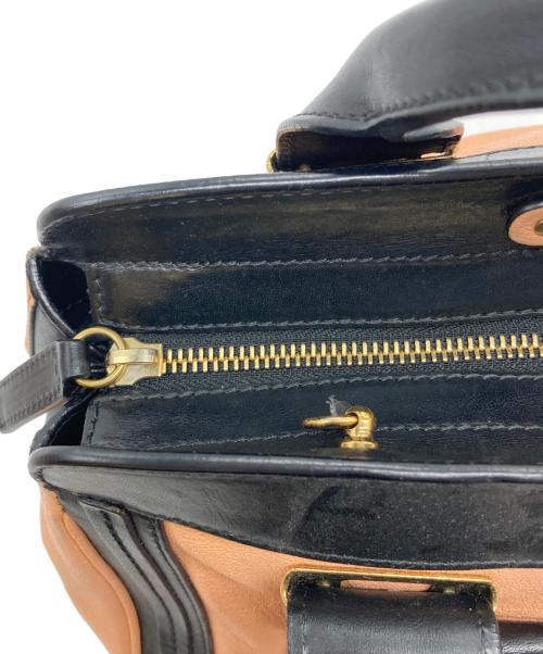 Chloe（クロエ）Chloe (クロエ) 2WAYショルダーバッグ ブラック×ピンクの古着・服飾アイテム