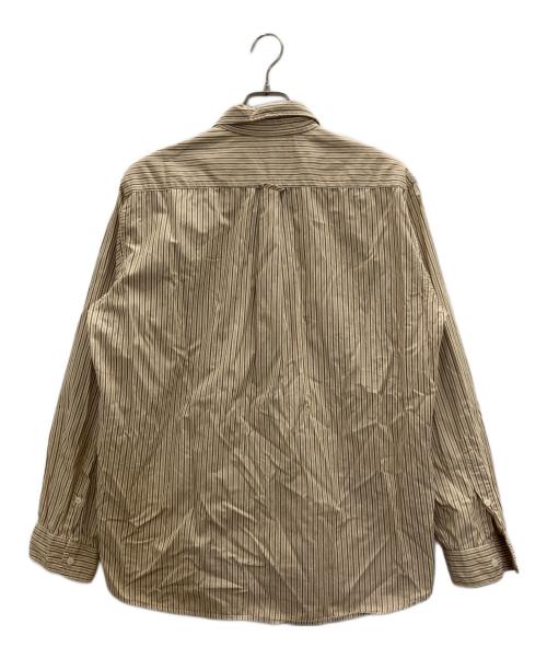 stussy（ステューシー）stussy (ステューシー) ストライプシャツ ブラウン サイズ:Ｍの古着・服飾アイテム
