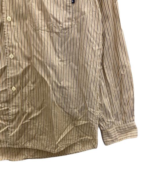 stussy（ステューシー）stussy (ステューシー) ストライプシャツ ブラウン サイズ:Ｍの古着・服飾アイテム
