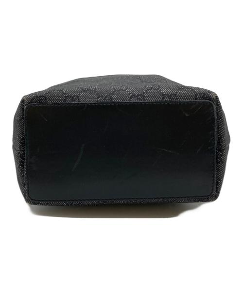 GUCCI（グッチ）GUCCI (グッチ) GGキャンバストートバッグ ブラックの古着・服飾アイテム