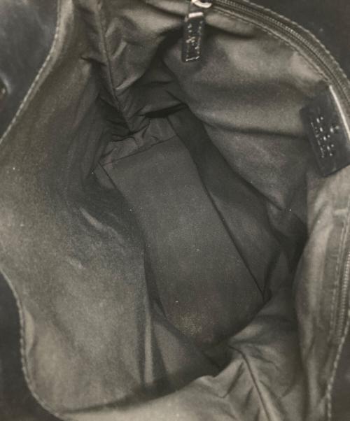 GUCCI（グッチ）GUCCI (グッチ) GGキャンバストートバッグ ブラックの古着・服飾アイテム