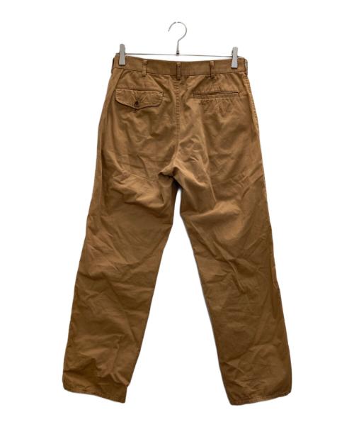 COMME des GARCONS（コムデギャルソン）COMME des GARCONS (コムデギャルソン) コットンストレートパンツ ブラウン サイズ:Sの古着・服飾アイテム