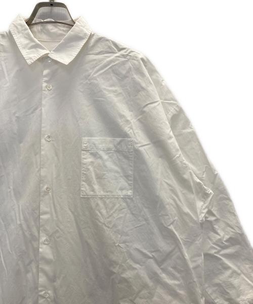 journal standard luxe（ジャーナルスタンダード ラックス）JOURNAL STANDARD LUXE (ジャーナルスタンダード ラックス) シャツワンピース ホワイト サイズ:FREEの古着・服飾アイテム