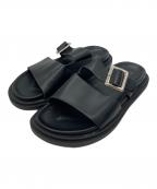 MOHIモヒ）の古着「ストラップサンダル」｜ブラック