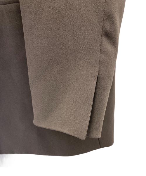 PLST（プラステ）PLST (プラステ) トリアセブレンドダブルジャケット グレー サイズ:Mの古着・服飾アイテム