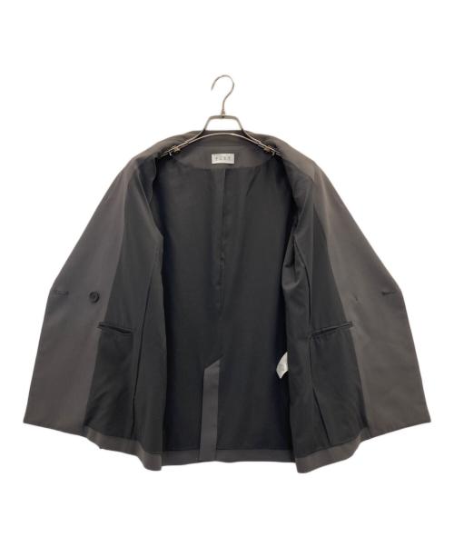 PLST（プラステ）PLST (プラステ) トリアセブレンドダブルジャケット グレー サイズ:Mの古着・服飾アイテム