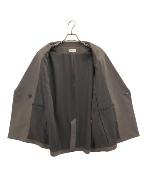 PLST（プラステ）PLST (プラステ) トリアセブレンドダブルジャケット グレー サイズ:Ｌの古着・服飾アイテム