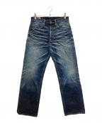 EIGHT Gエイトジー）の古着「803デニムパンツ」｜ブルー