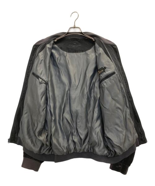 BUGATCHI UOMO（ブガッティウオモ）BUGATCHI UOMO (ブガッティウオモ) シルクジップジャケット ブラック サイズ:XLの古着・服飾アイテム