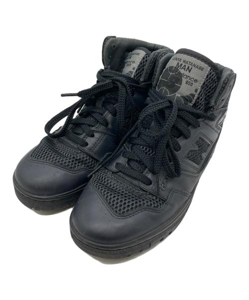 NEW BALANCE（ニューバランス）NEW BALANCE (ニューバランス) JUNYA WATANABE MAN (ジュンヤワタナベマン) ハイカットスニーカー ブラック サイズ:26㎝の古着・服飾アイテム