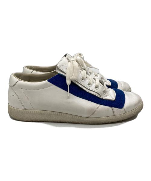 Maison Margiela（メゾンマルジェラ）Maison Margiela (メゾンマルジェラ) ベルクロシティスニーカー ホワイト サイズ:41の古着・服飾アイテム