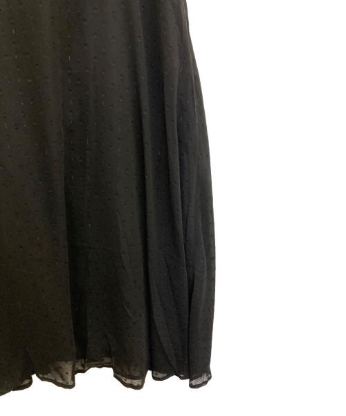 acka（エーシーケーエー）Acka (エーシーケーエー) sheer dot puff one-piece ブラック サイズ:2 未使用品の古着・服飾アイテム
