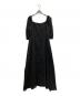 Acka (エーシーケーエー) sheer dot puff one-piece ブラック サイズ:2 未使用品：6000円