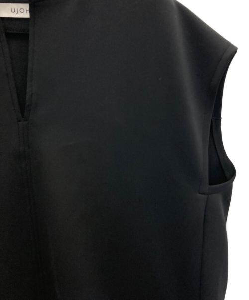 Ujoh（ウジョー）UJOH (ウジョー) THE TOKYO (ザトーキョー) キーネックトップス ブラック サイズ:2の古着・服飾アイテム