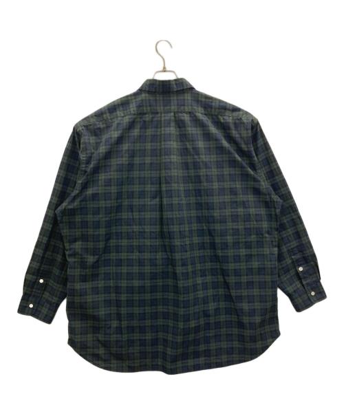 SSZ（エスエスズィー）SSZ (エスエスズィー) MIN-NANO (ミンナノ) チェックシャツ グリーン サイズ:Ｌの古着・服飾アイテム