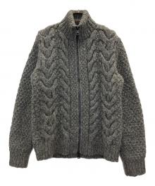 MONCLER（モンクレール）の古着「ドライバーズニット」｜グレー