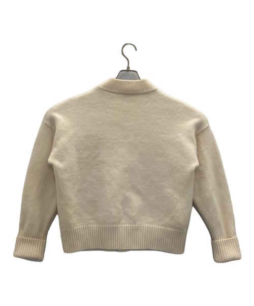 AMI PARIS（アミ パリス）AMI PARIS (アミ パリス) Ami De Coeur Oversize Cardigan アイボリー サイズ:Sの古着・服飾アイテム