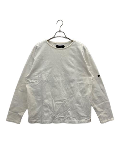 AUBERGE（オーベルジュ）AUBERGE (オーベルジュ) バスクシャツ ホワイト サイズ:42の古着・服飾アイテム
