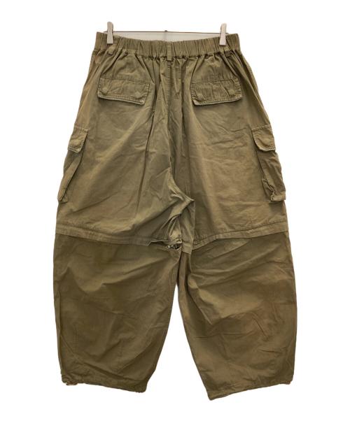 OUTORI（-）OUTORI (-) 2WAYカーゴパンツ オリーブ サイズ:Lの古着・服飾アイテム