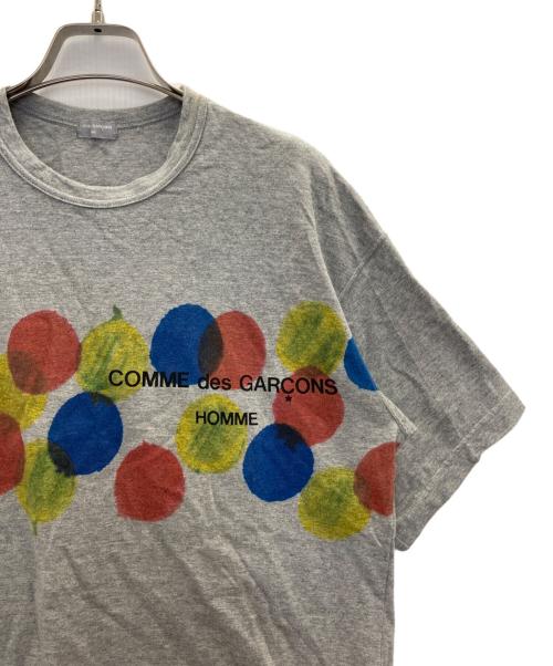 COMME des GARCONS HOMME（コムデギャルソン オム）COMME des GARCONS HOMME (コムデギャルソン オム) 90s ドットロゴTee グレー サイズ:不明の古着・服飾アイテム