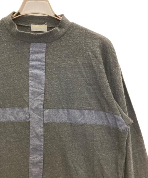 COMME des GARCONS HOMME（コムデギャルソン オム）COMME des GARCONS HOMME (コムデギャルソン オム) 90s クロスデザインニット ブラック サイズ:不明の古着・服飾アイテム