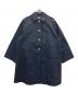 JUSGLITTY（ジャスグリッティー）の古着「ボンディングAラインコート」｜ネイビー