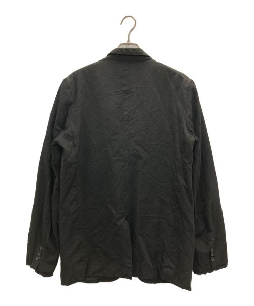 COMME des GARCONS HOMME（コムデギャルソン オム）COMME des GARCONS HOMME (コムデギャルソン オム) ウール縮絨2Bテーラードジャケット ブラック サイズ:SSの古着・服飾アイテム