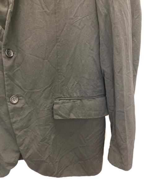 COMME des GARCONS HOMME（コムデギャルソン オム）COMME des GARCONS HOMME (コムデギャルソン オム) ウール縮絨2Bテーラードジャケット ブラック サイズ:SSの古着・服飾アイテム