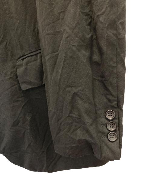 COMME des GARCONS HOMME（コムデギャルソン オム）COMME des GARCONS HOMME (コムデギャルソン オム) ウール縮絨2Bテーラードジャケット ブラック サイズ:SSの古着・服飾アイテム