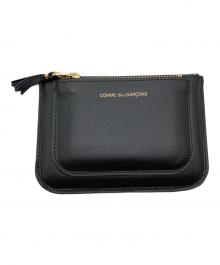 COMME des GARCONS（コムデギャルソン）の古着「レザーコインケース」｜ブラック