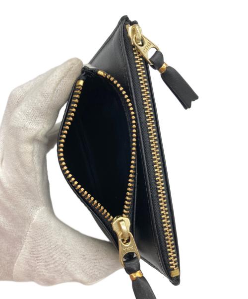 COMME des GARCONS（コムデギャルソン）COMME des GARCONS (コムデギャルソン) レザーコインケース ブラックの古着・服飾アイテム