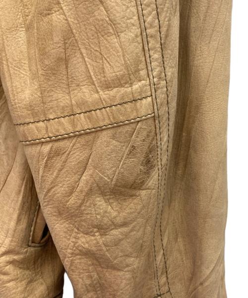 REPLAY（リプレイ）REPLAY (リプレイ) レザージャケット ベージュ サイズ:Ｌの古着・服飾アイテム