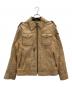 REPLAY（リプレイ）の古着「レザージャケット」｜ベージュ