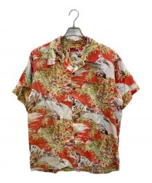 calif usa（カリフォルニアユーエスエー）の古着「アロハシャツ」｜オレンジ